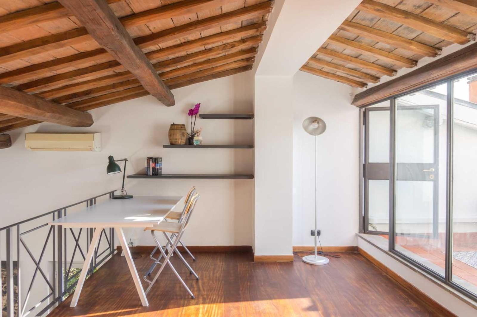 Lusso E Panorama Senza Paragoni, Loft Trastevere Rzym Zewnętrze zdjęcie